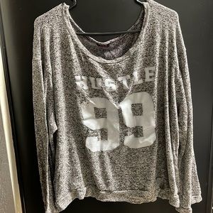 hustle cropped long sleeve